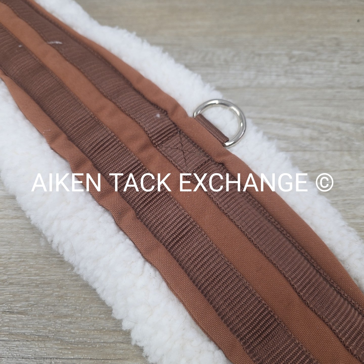 Toklat Fleece Girth with Double End Elastic, Brown, 52"