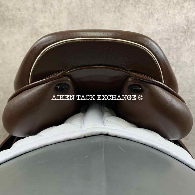2010 Prestige Archimede 2 Close Contact Jump Saddle, 16.5" Seat, 32 Tree - Medium (Adjustable), Foam Panels