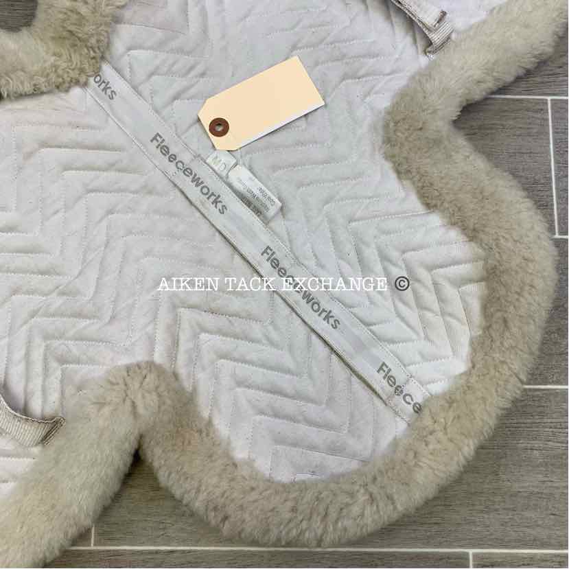Fleeceworks Sheepskin Contour Saddle Pad, Size Medium