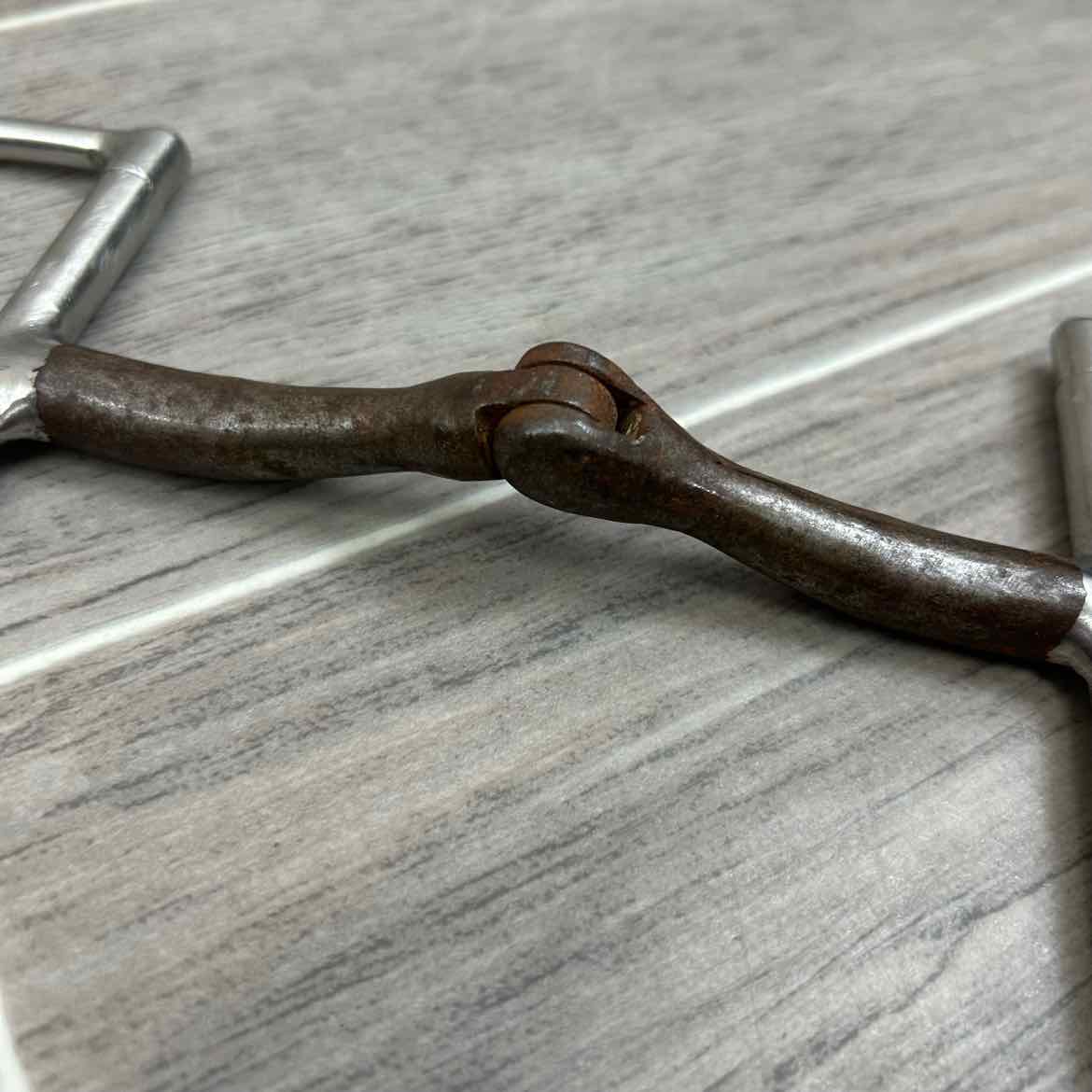 Jay Shuttleworth Hinged Sweet Iron D Ring Bit 5.25"