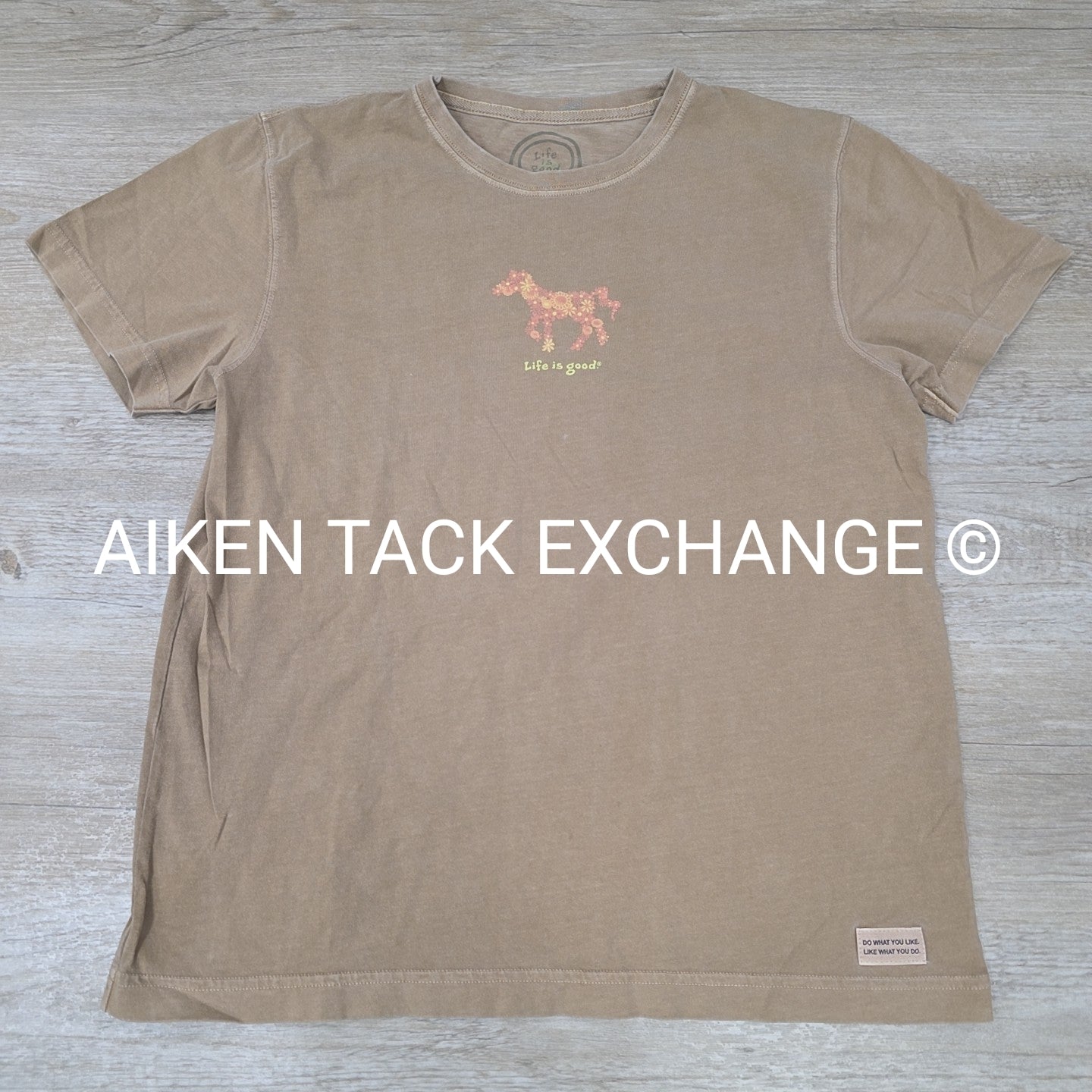 Life is Good Short Sleeve Shirt, Women's Medium