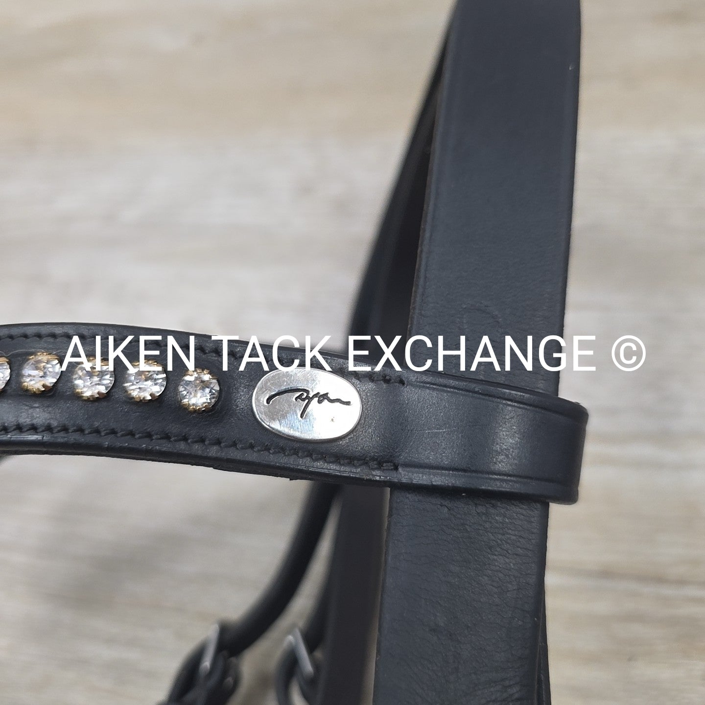 BARGAIN BUNDLE: Mis Matched Weymouth Double Bridle with Both Reins, Black, Size