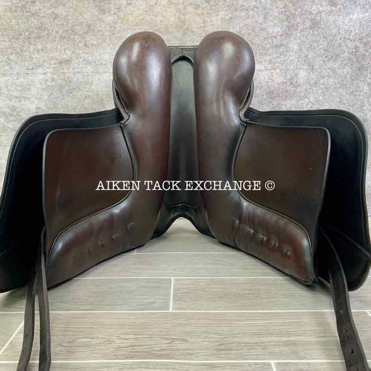 **SOLD** 1998 Schleese JES Dressage Saddle, 17" Seat, Wide Tree, Wool Flocked Panels