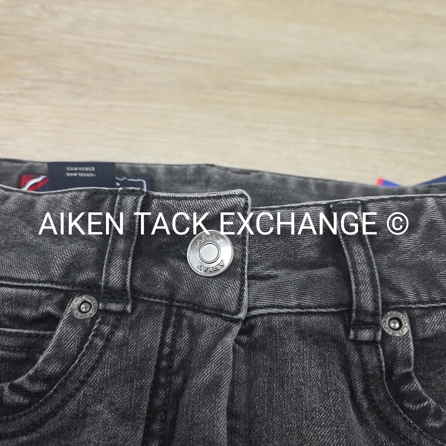 Ariat Halo G Denim Silicone Grip Full Seat Breeches, Size 24