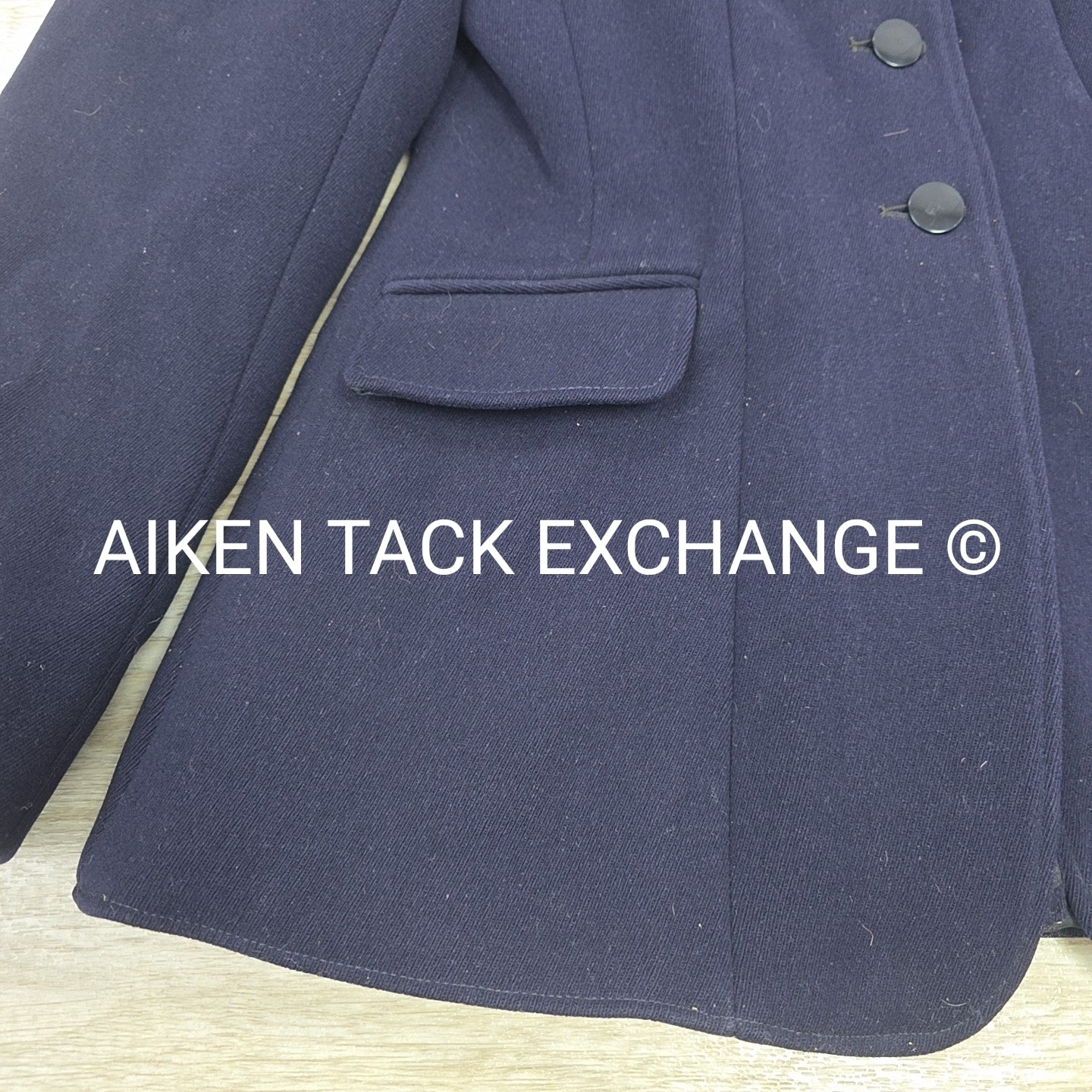 Saddle Master Wool Hunt Coat, Navy, Women's 34
