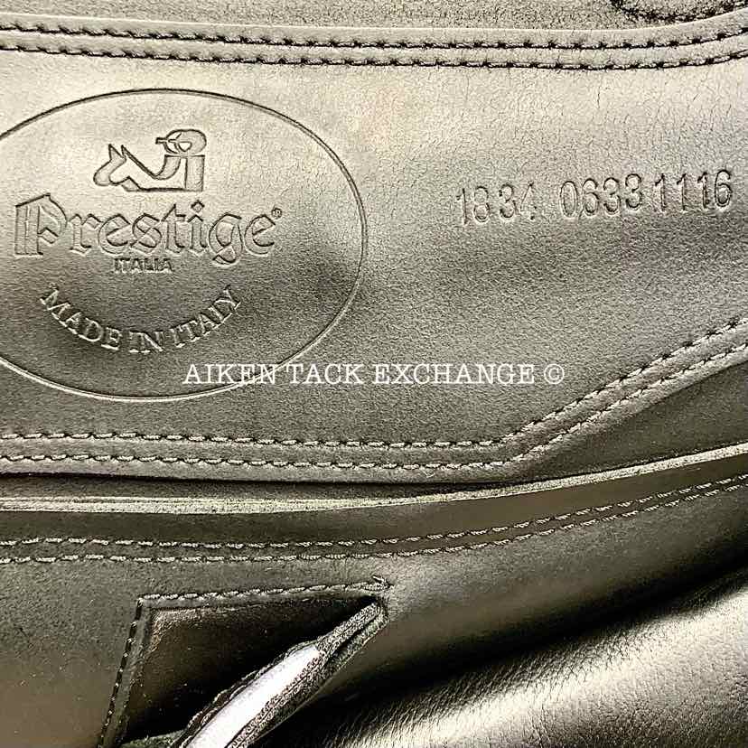**SOLD** 2016 Prestige Passion K Monoflap Dressage Saddle, 18'" Seat, 34 Tree - Medium Wide, Wool Flocked Panels