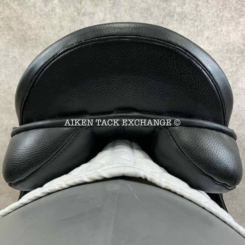 **SOLD** 2015 JRD Bella Dressage Saddle, 17" Seat, Medium Wide Tree, Wool Flocked Panels