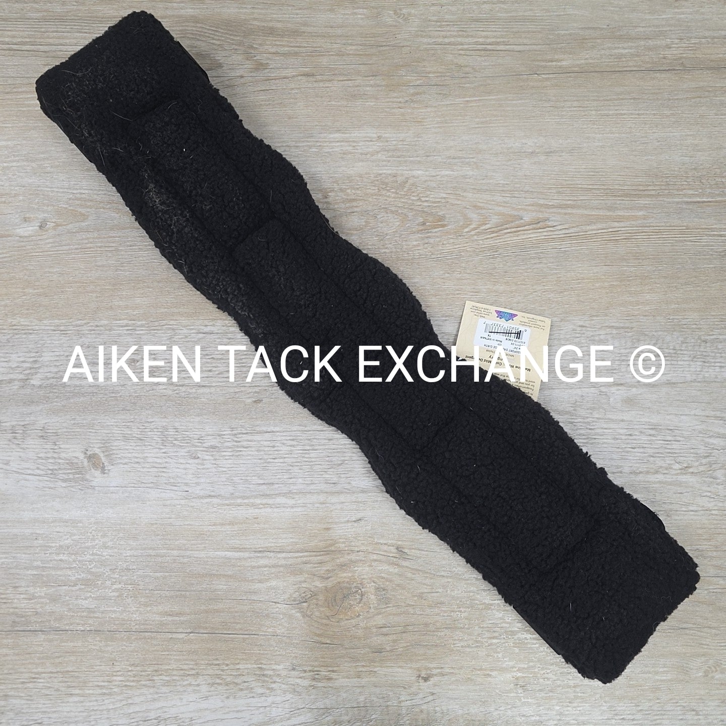 Toklat Contour Synthetic Fleece Dressage Girth, Black, 24"