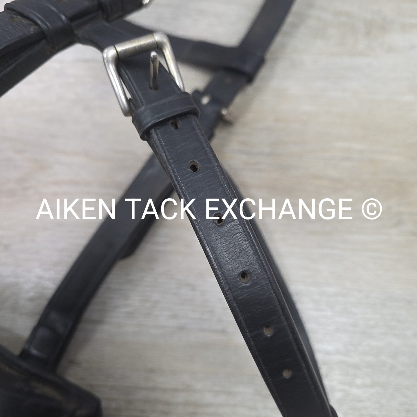 \Leather Lunging Cavesson, Black, Size Full