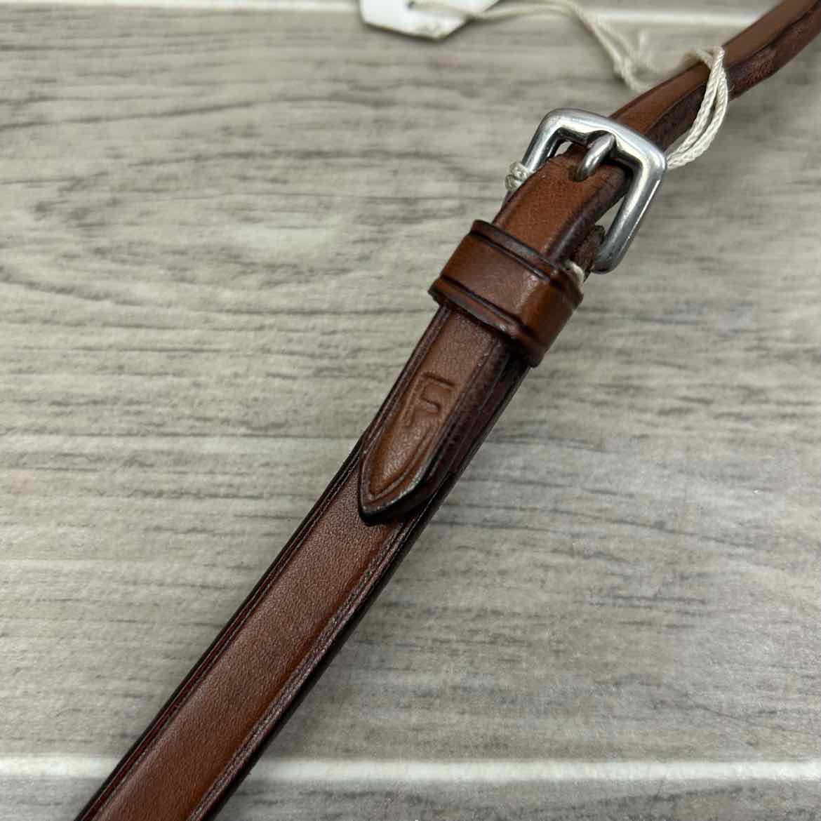 Harmohn Kraft Flat Laced Reins, Brown, 1/2" x 54", Brand New