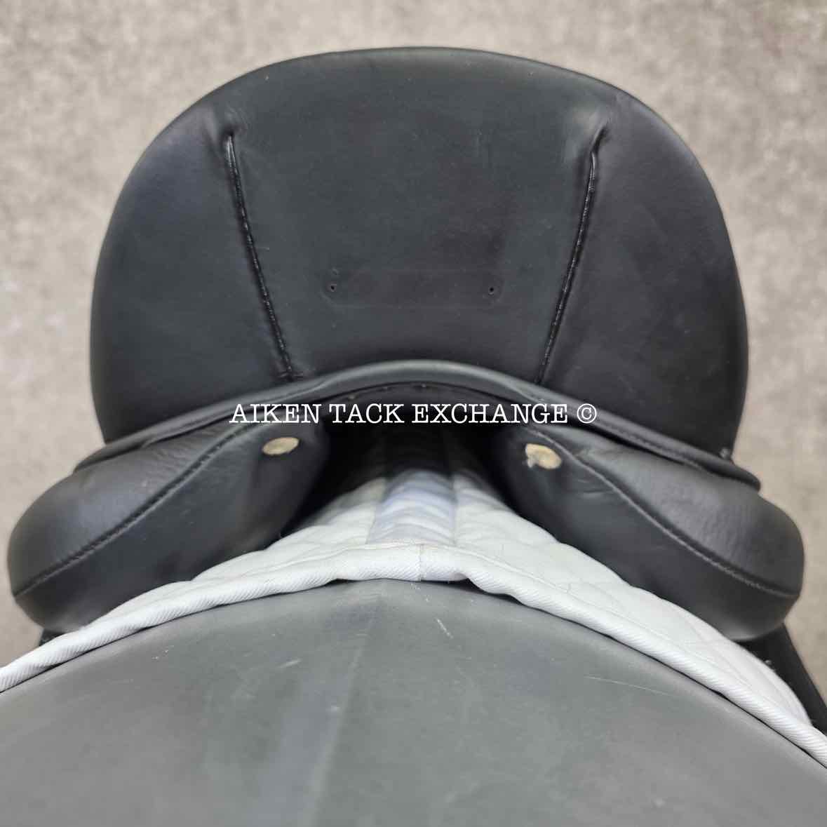 2016 Antares Cadence Monoflap Dressage Saddle, 17" Seat, 1N Flap - Short, M/MW Tree, Foam Panels, Full Buffalo Leather