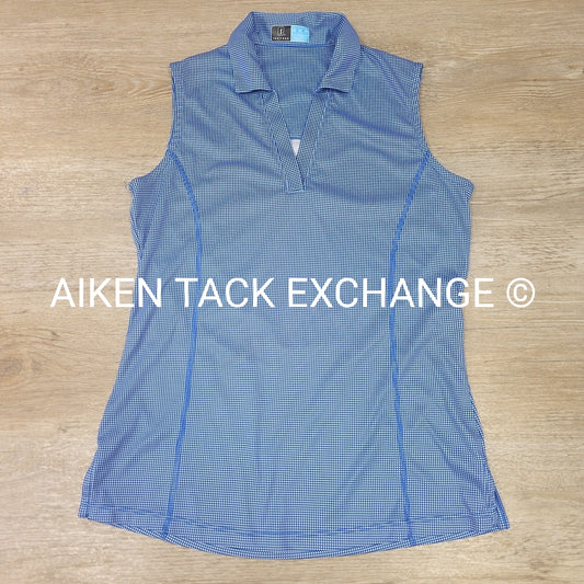 PGA Tour Sleeveless Polo Top, Size Small