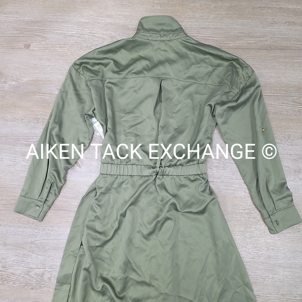 French Collection Long Shirt Dress, Size Large