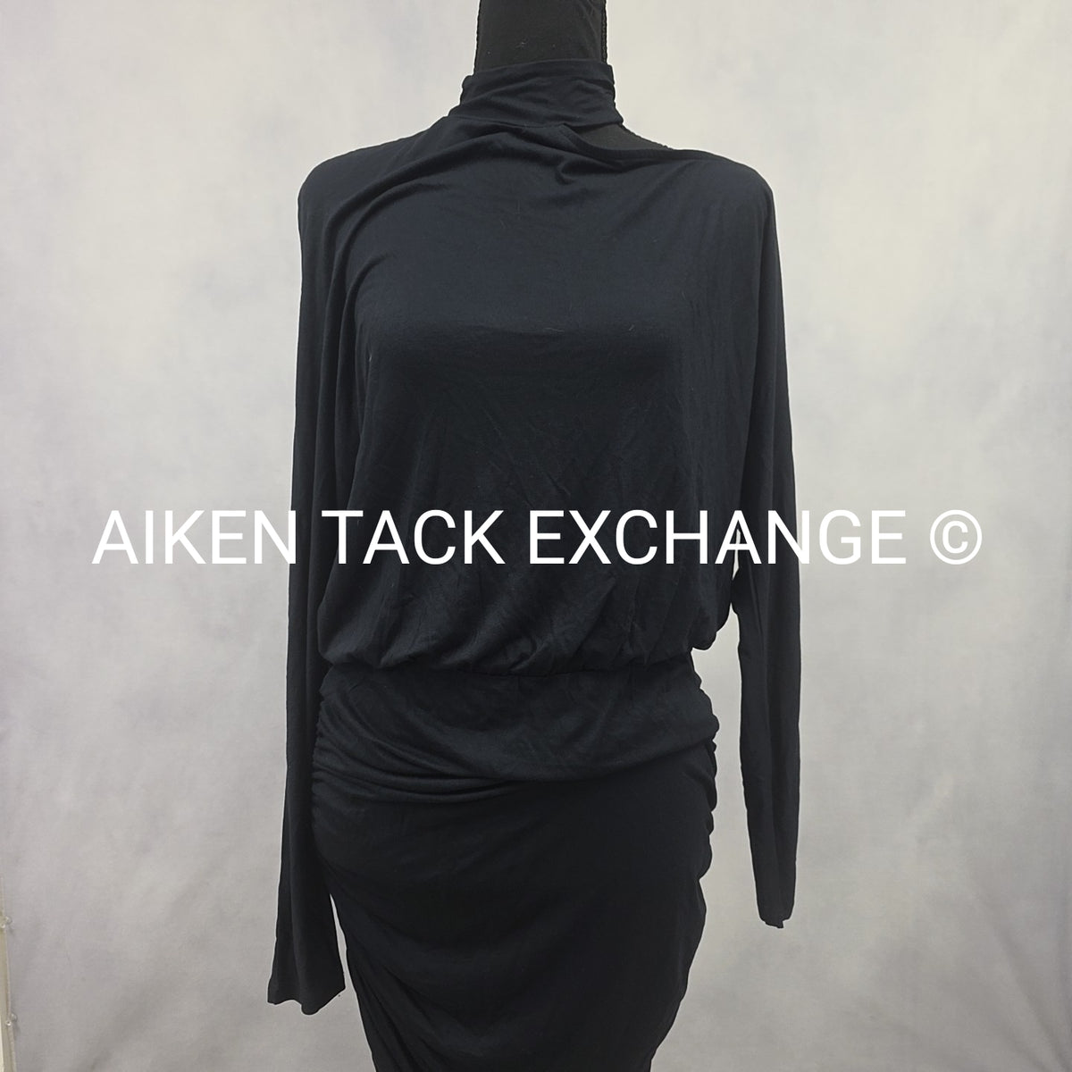 Venus High Neck Long Sleeve Dress, Size Medium