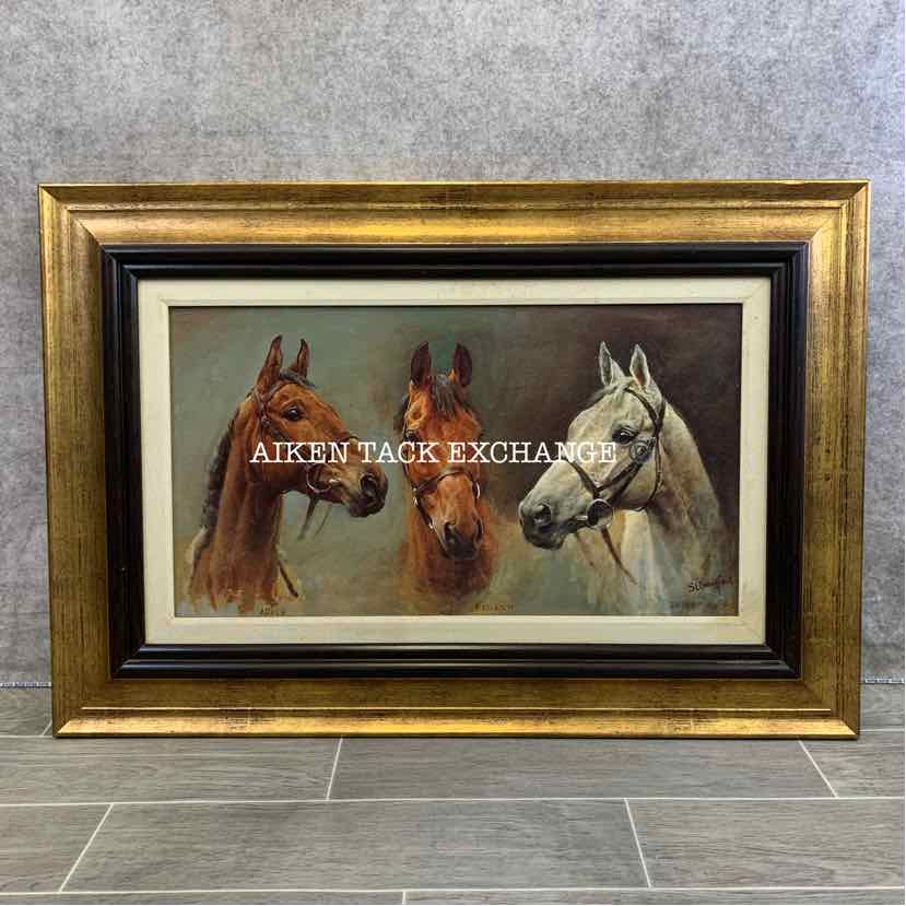 We Three Kings by Susan Crawford, Framed Canvas Print, 34.5" x 24"