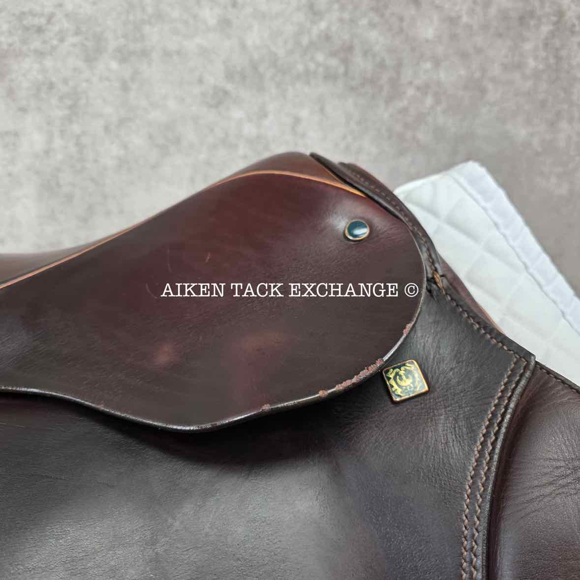 **SOLD** Stubben Siegfried Extra All Purpose Jump Saddle, 18.5" Seat, 30cm Tree - MW, Wool Flocked Panels