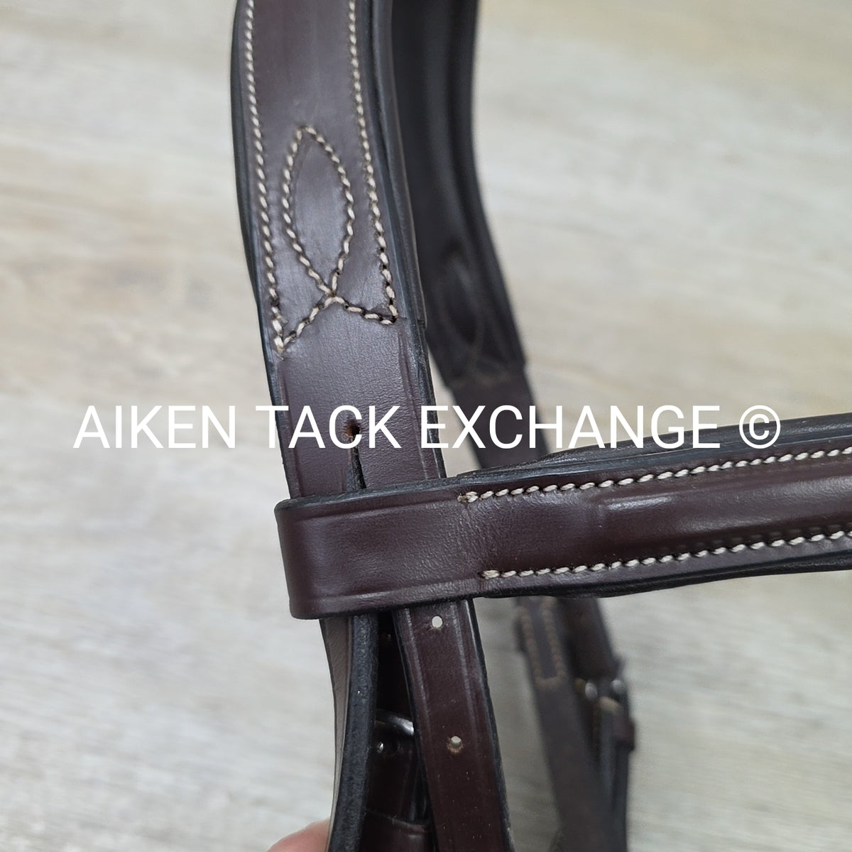 KL Select Black Oak Tupelo Bridle with Matching Laced Reins, Brown, Size Full