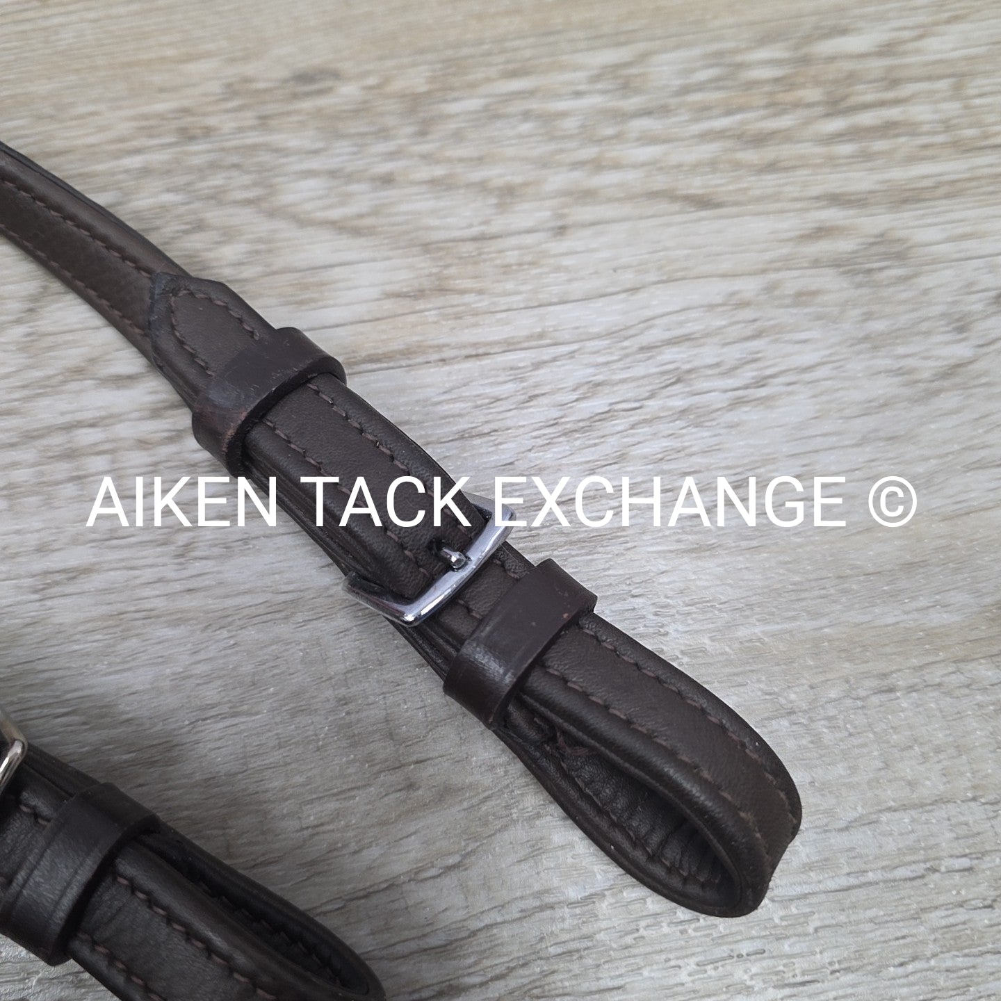 Schockemohle Durasoft Grip Reins, Brown, Size Full