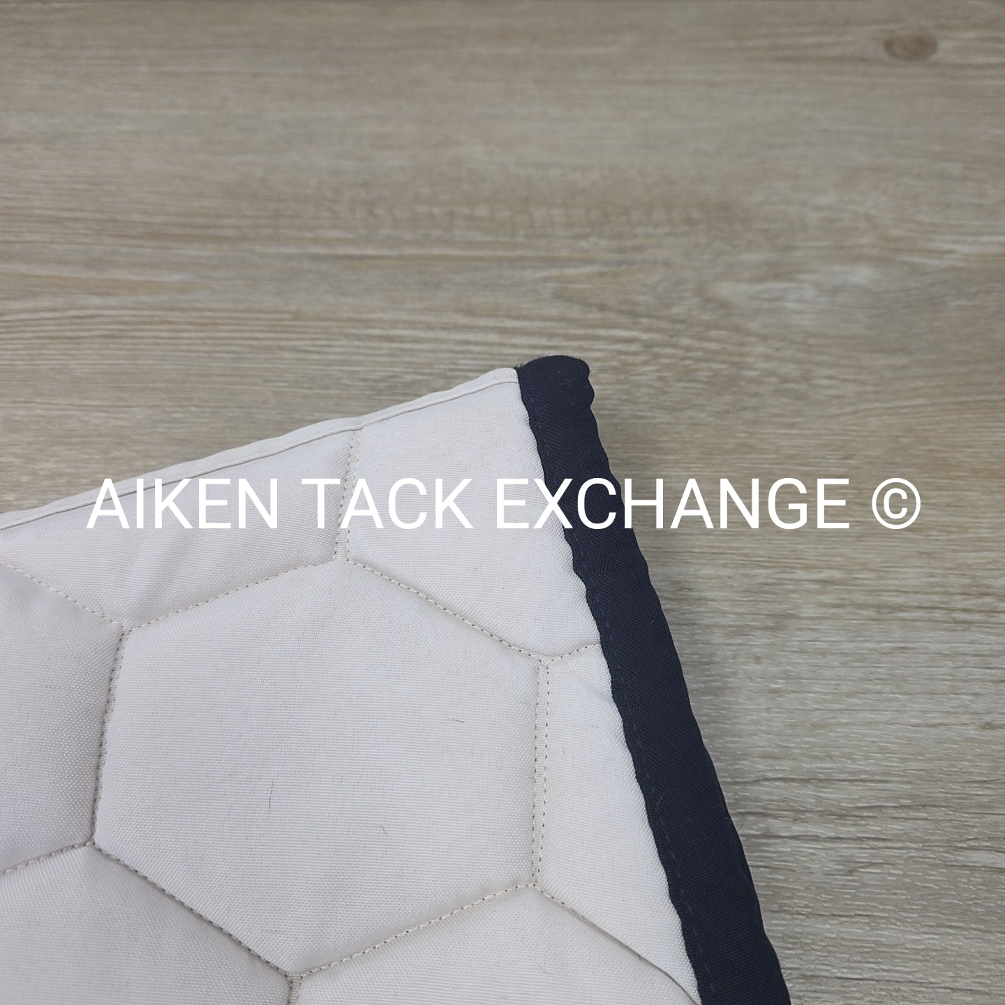 Arion Dressage Saddle Pad, White (has stains)