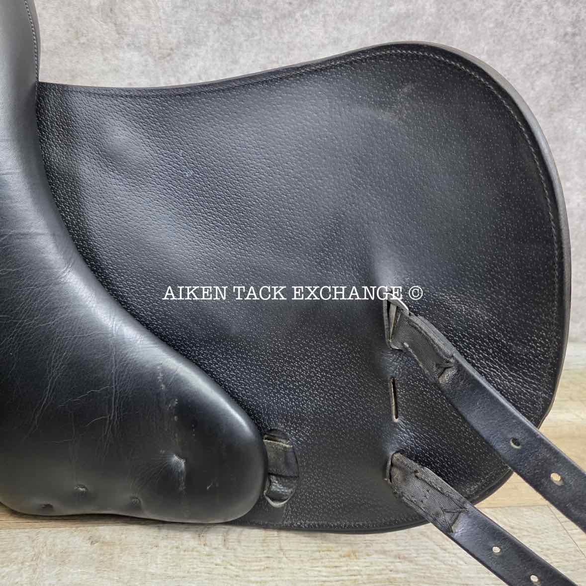 2017 Peter Horobin Stride Free Geneva Monoflap Dressage Saddle, 17.5" Seat, Extra Wide Tree, Wool Flocked Panels