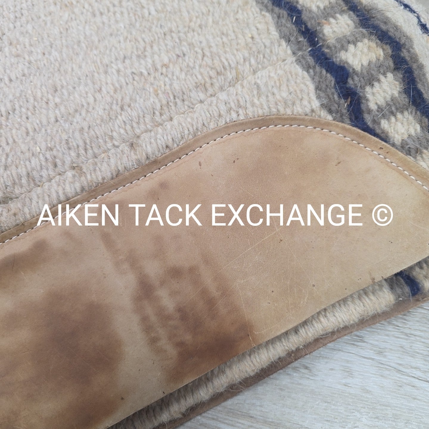 KO Trading Western Saddle Pad w/ Sheepskin, NRHA logo
