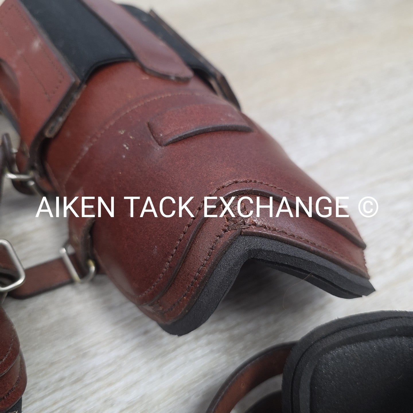 Derby Originals Leather Front & Hind Boot Set, Neoprene Lined, Brown, Size Full