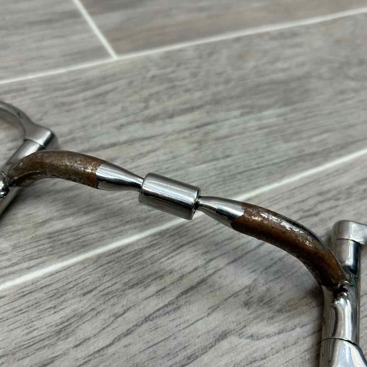 Myler Dee without Hooks and Comfort Snaffle with Narrow Barrel MB 01 5"