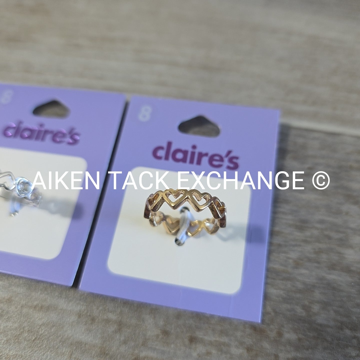 Claire's Rings (2) - Size 8