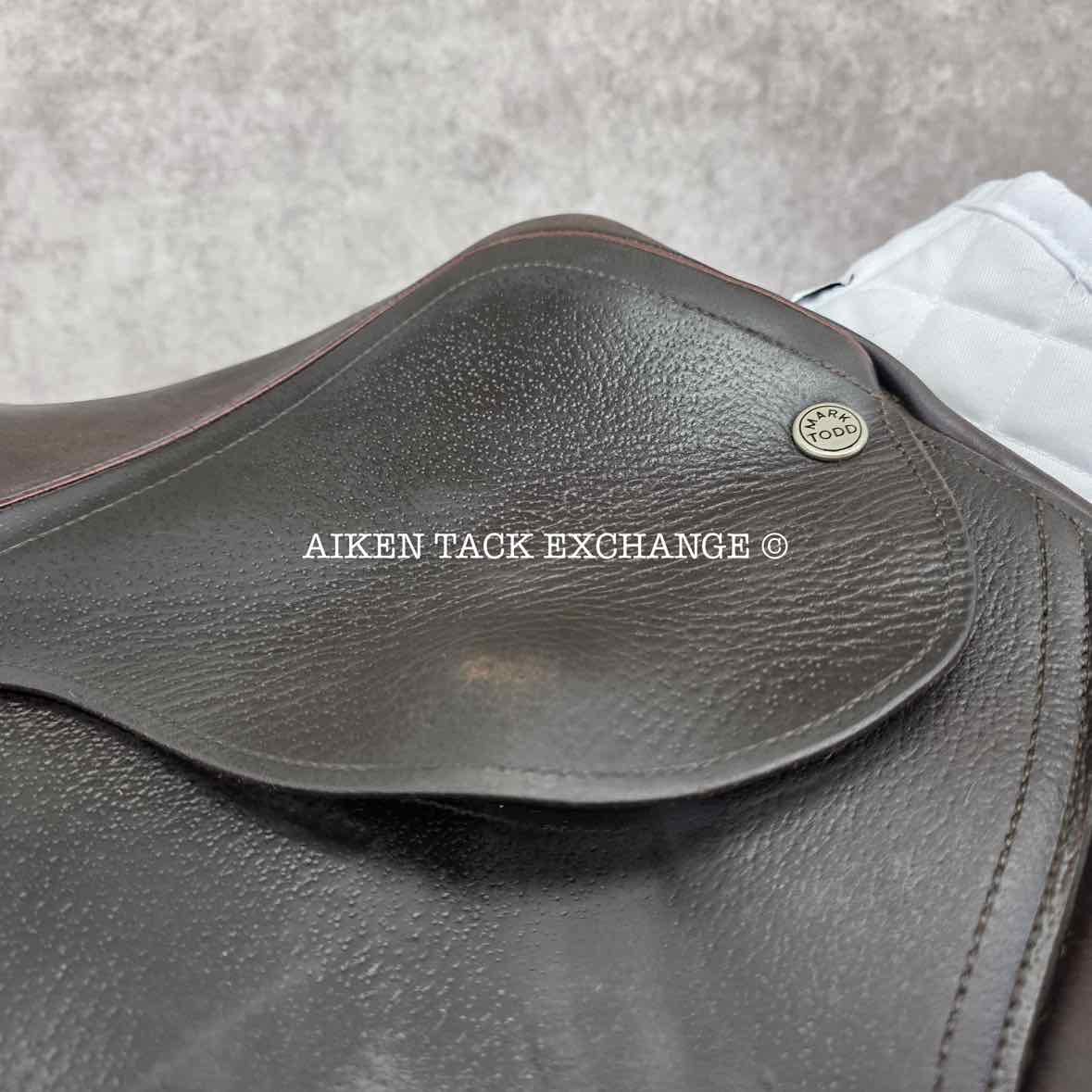 Mark Todd Close Contact Jump Saddle, 17.5" Seat, Medium Narrow Tree, Wool Flocked Panels