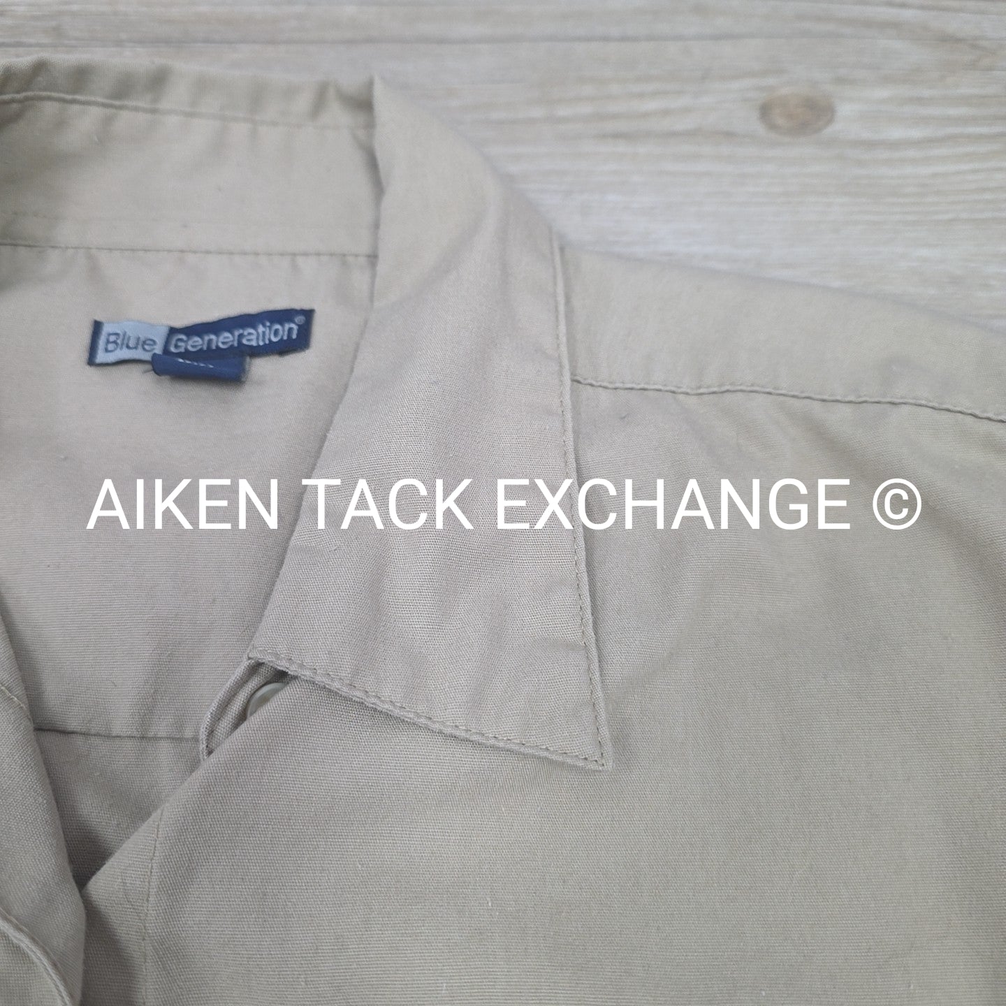 Aiken Hounds Long Sleeve Button Down Top, Size Medium