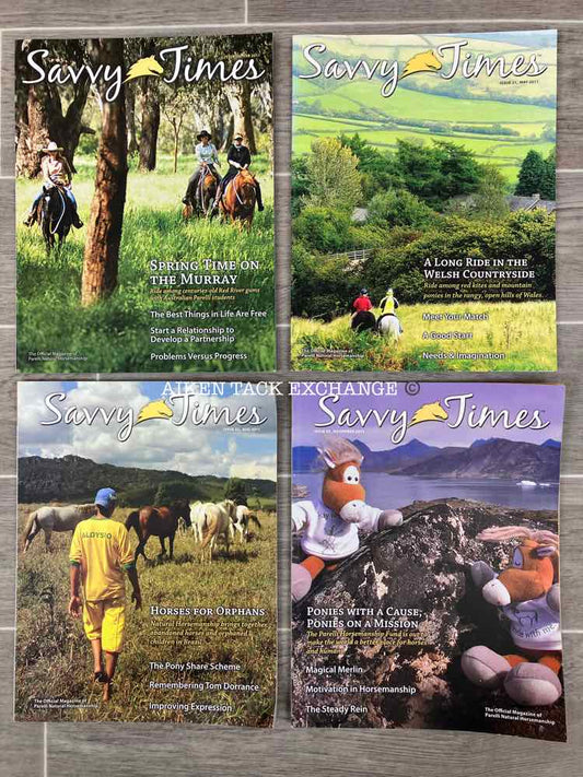 Parelli Savvy Times Magazines: February, May, August, & November 2011