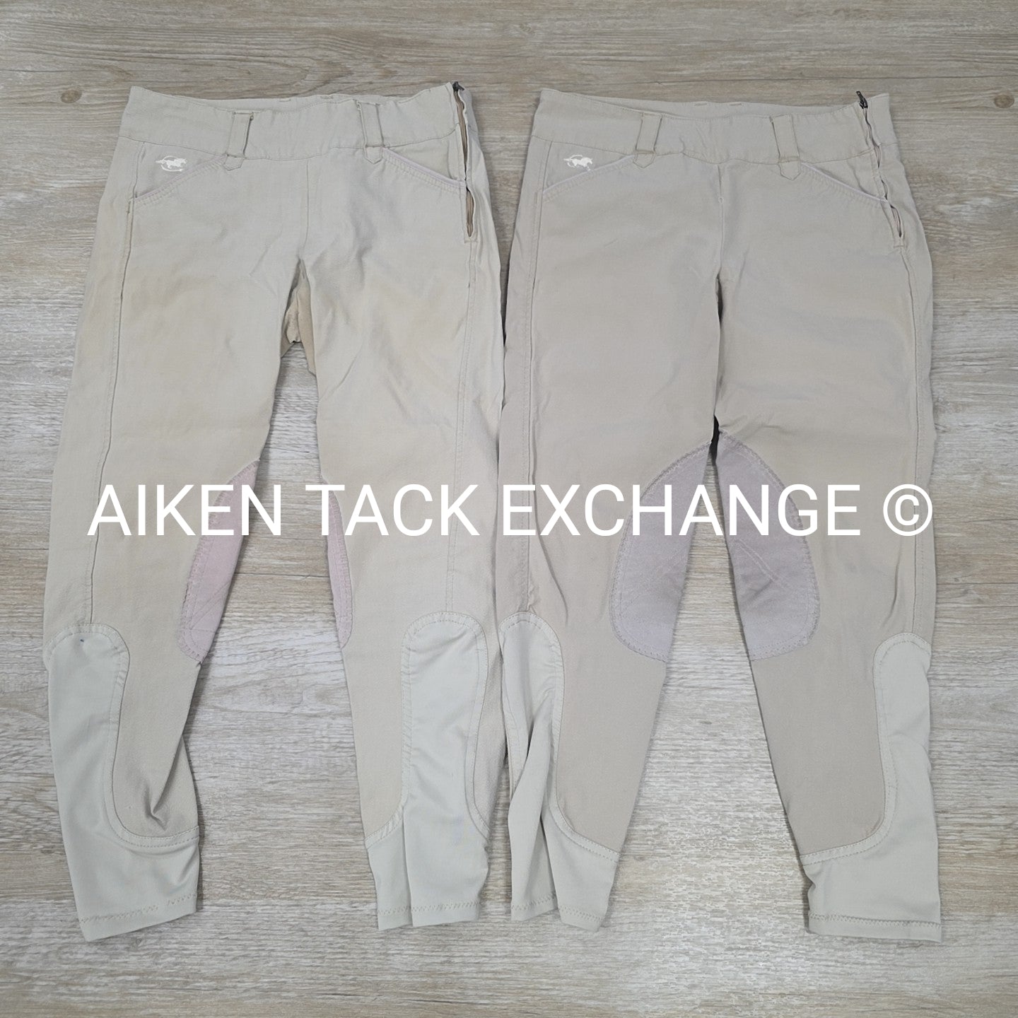 BARGAIN BUNDLE: 2 Pair SmartPak Piper Knee Patch Breeches, Size 28