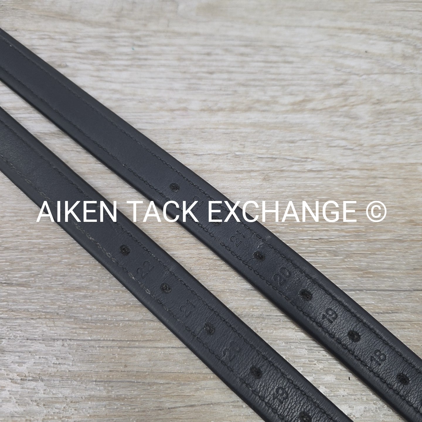 Prestige Nylon Lined Stirrup Leathers, Black, 160 cm / 63"