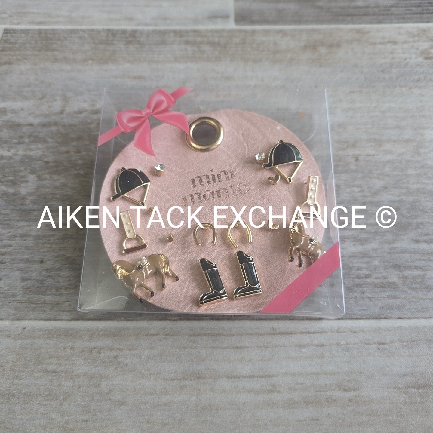 Equestrian Earring Set - 8 Pairs Total