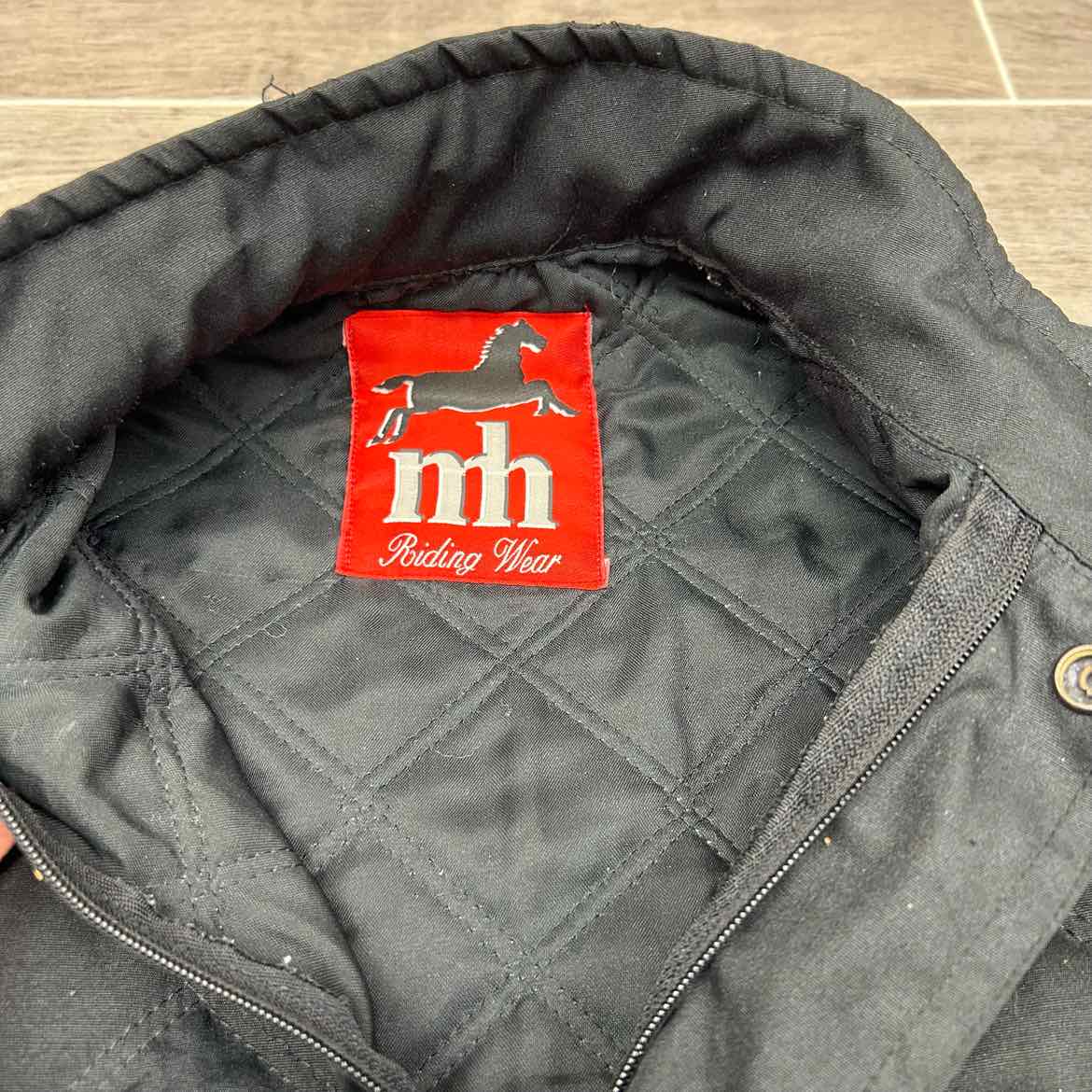MH Riding Wear Quilted Vest, Size Small