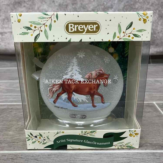 Breyer Artist Signature Glass Ornament