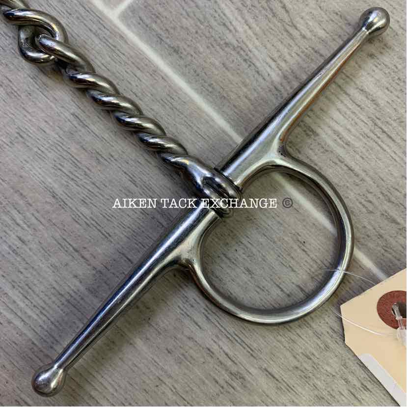 Dublin Single Joint Twisted Wire Full Cheek Bit 5"