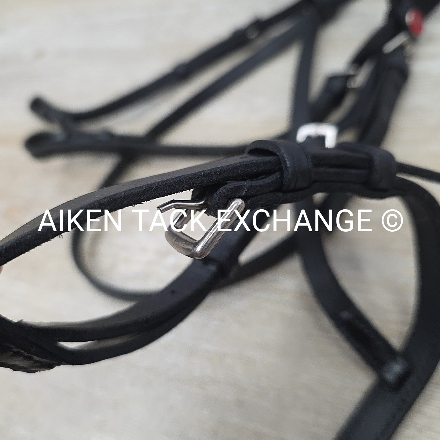 Courbette Plain Bridle Bridle, No Reins, Black, Size Full