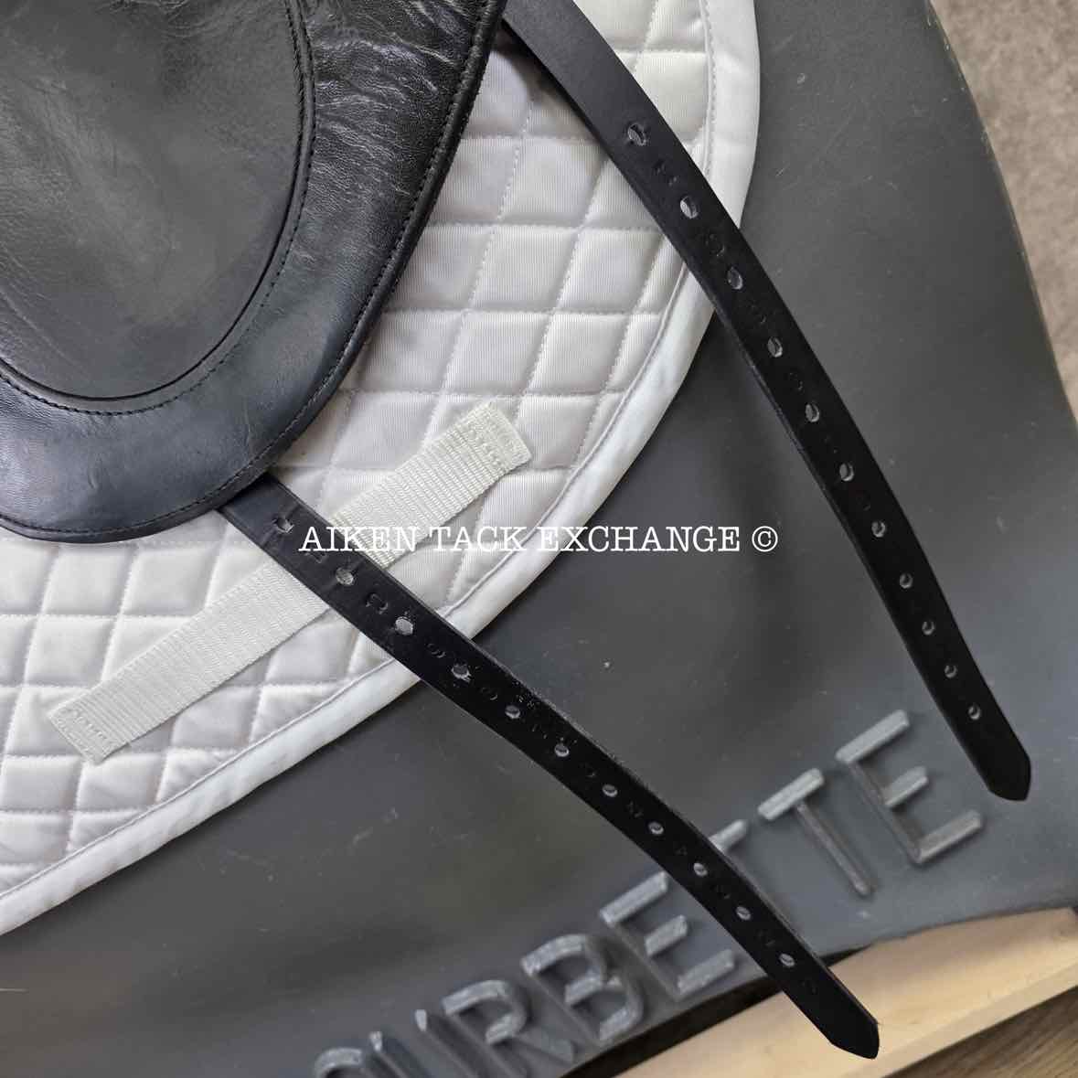 2023 Envy by Custom Saddlery Motion Monoflap Dressage Saddle, 17" Seat - Short Flap, Adjustable Tree, Wool Flocked Panels