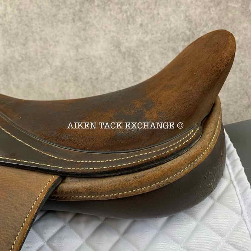 Miguel Acuna American Style Polo Saddle, 18.5" Seat, Medium/Medium Wide Tree, Foam Panels, Buffalo Leather