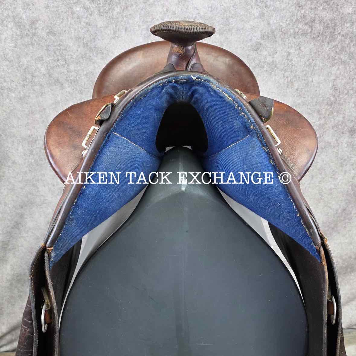 Syd Hill & Sons Australian Stock Saddle, 16" Seat (Western) - 18" Seat (English), MW/W Tree