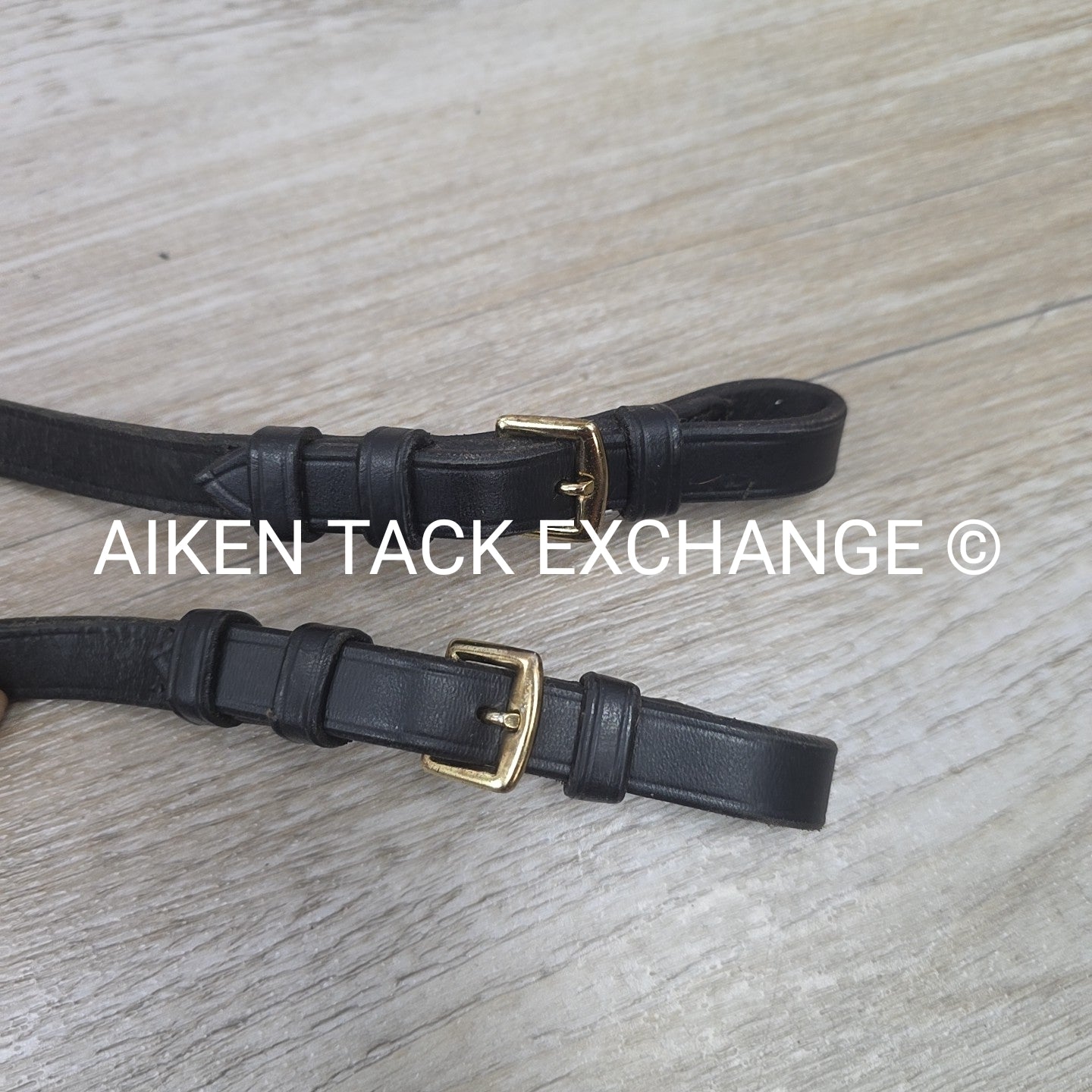 Rhinegold Flash Dressage Bridle with Matching Rubber Reins, Black with Gold, Siz