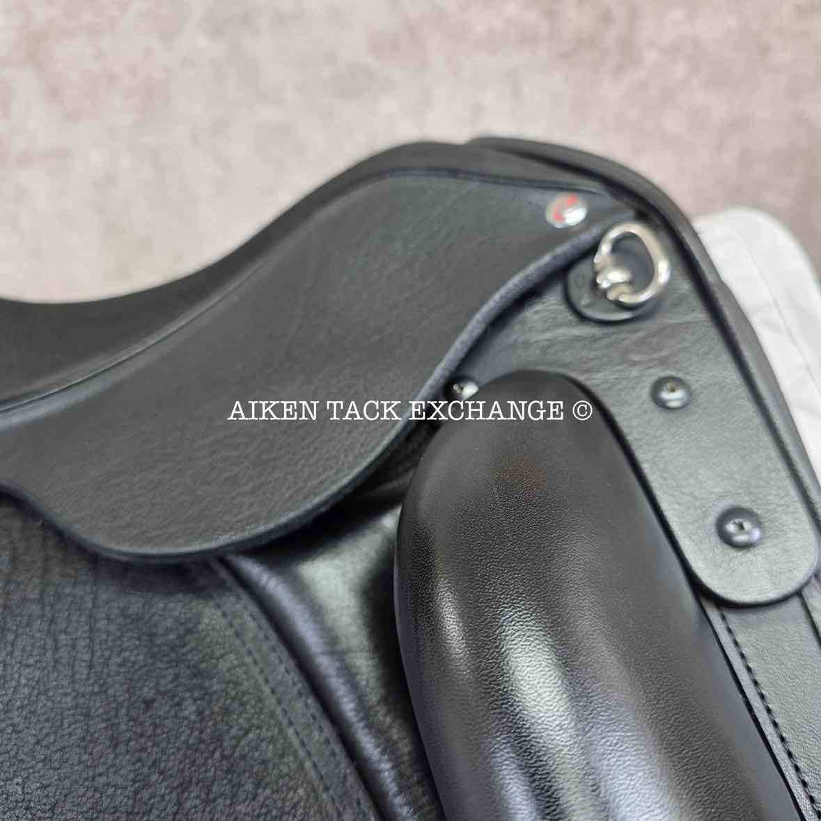 2025 Custom Saddlery Wolfgang Constanze 2 Monoflap Dressage Saddle, 17.5" Seat, Adjustable Tree, Wool Flocked Panels