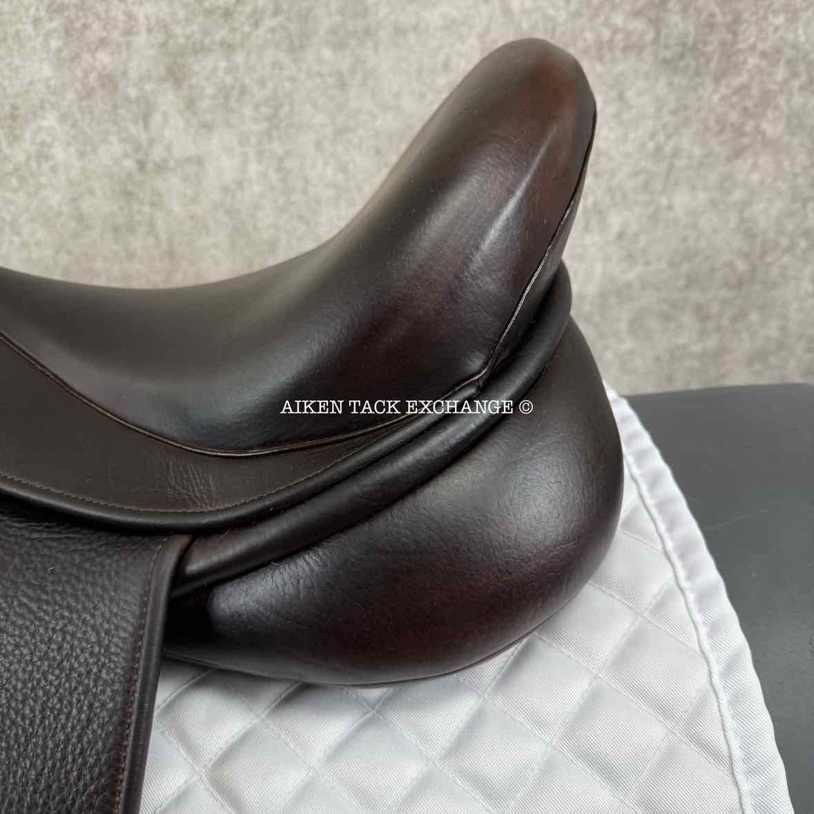 2011 Hulsebos DR CC Dressage Saddle, 17.5" Seat, Medium Wide Tree, Wool Flocked Panels