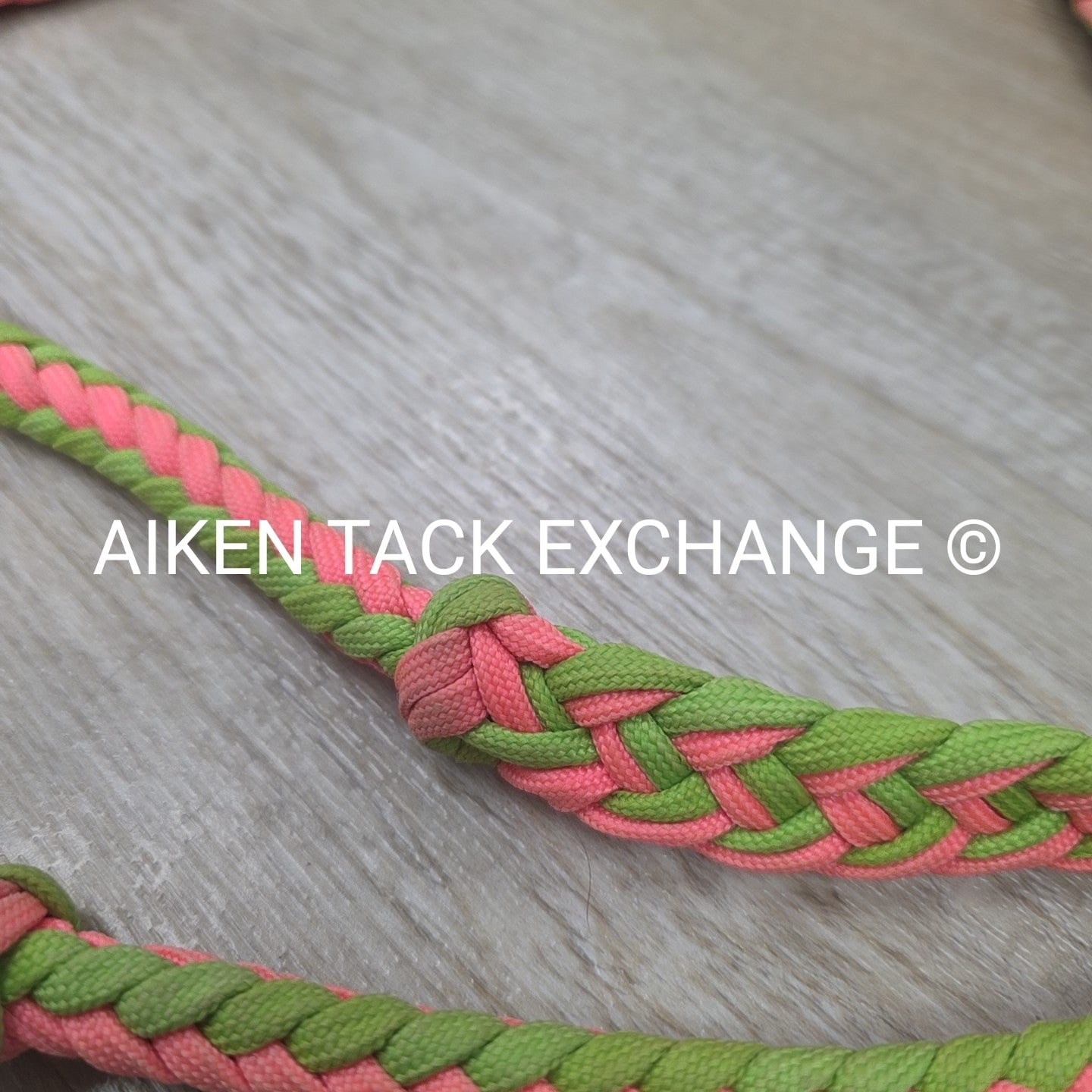 Braided Flat Barrel Reins with Snaps