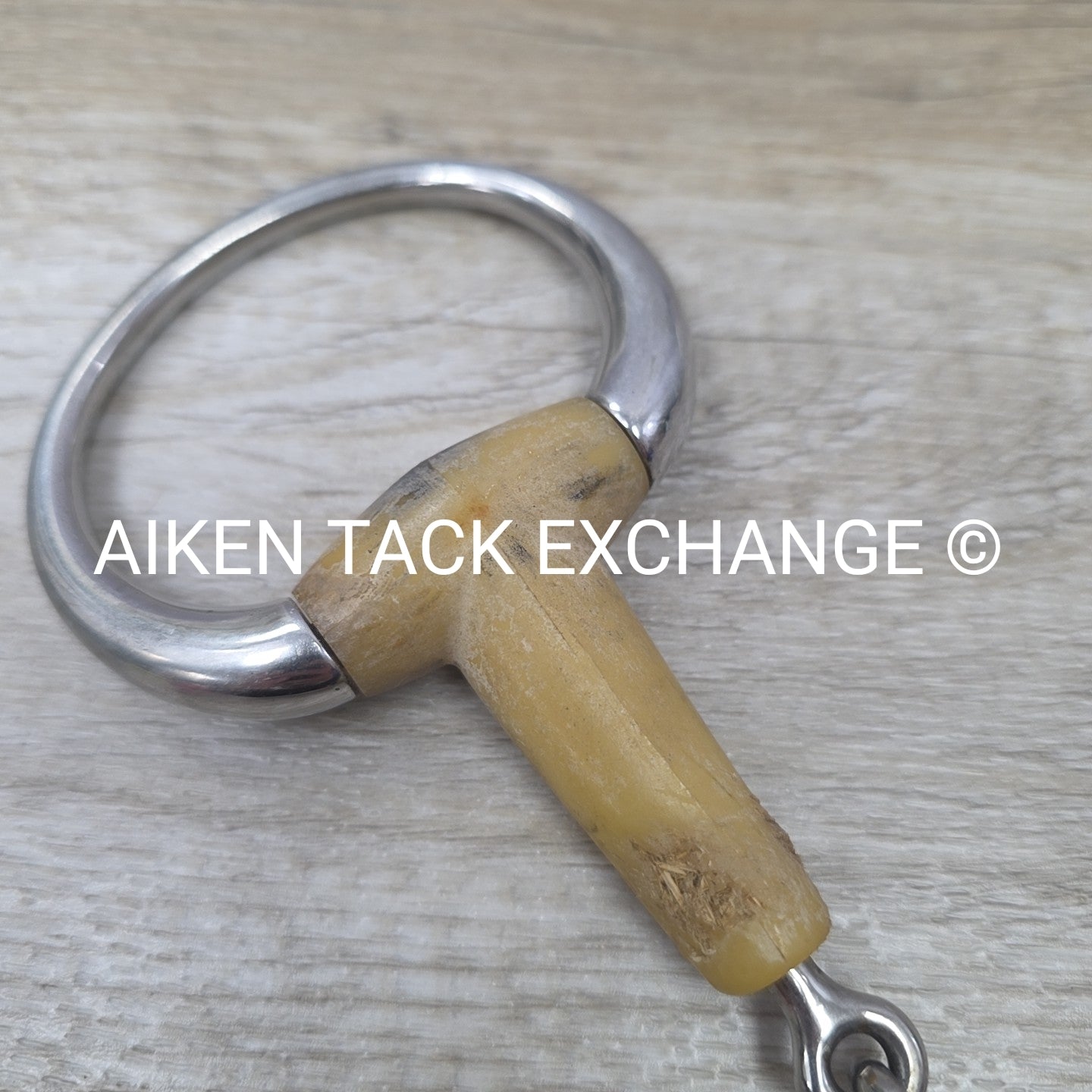 Happy Mouth Single Joint Eggbutt Bit 5" (Has Chew Marks)