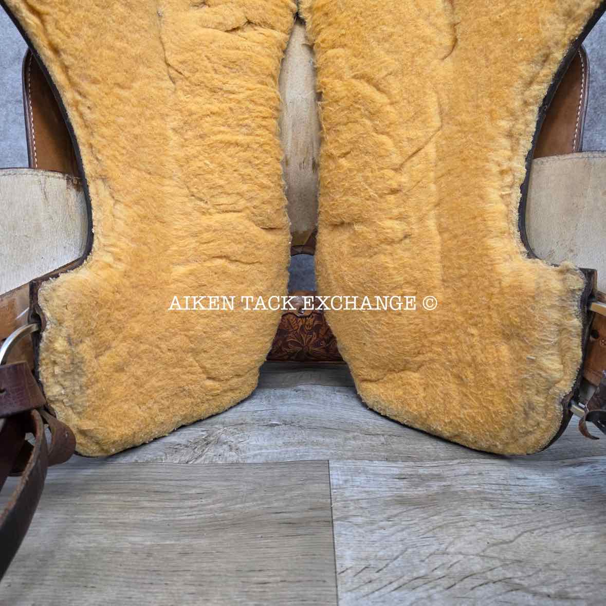 Dale Chavez Western Saddle, 16" Seat, Regular Tree - Semi QH Bars, Comes with Matching Bridle