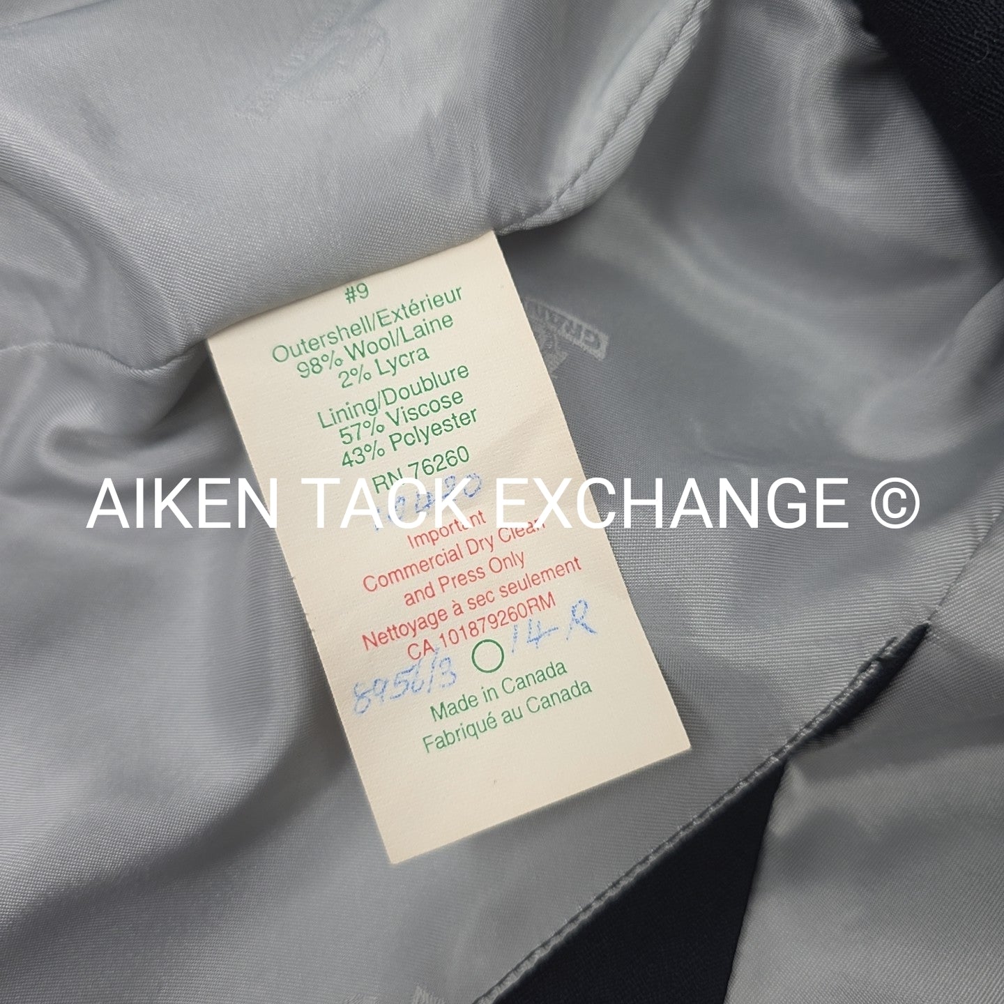 Grand Prix Extreme Stretch Show Coat, Size 14 R