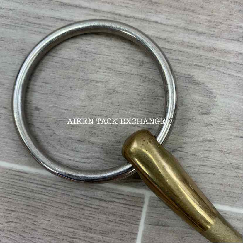 Herm Sprenger Aurigan Single Joint Loose Ring Bit 5.75"