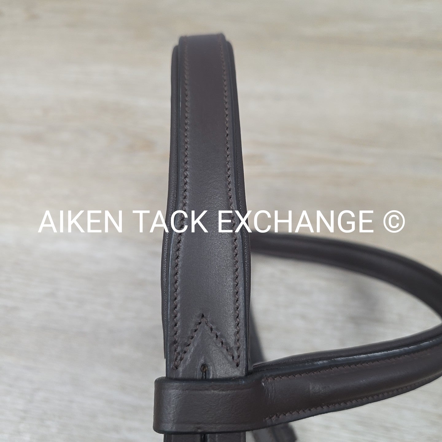 HDR Advantage Mono Crown Padded Bridle with Reins, Havana, Size Cob